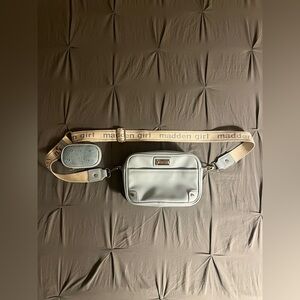 Madden Girl Teal Crossbody Bag With Detachable Coin Purse